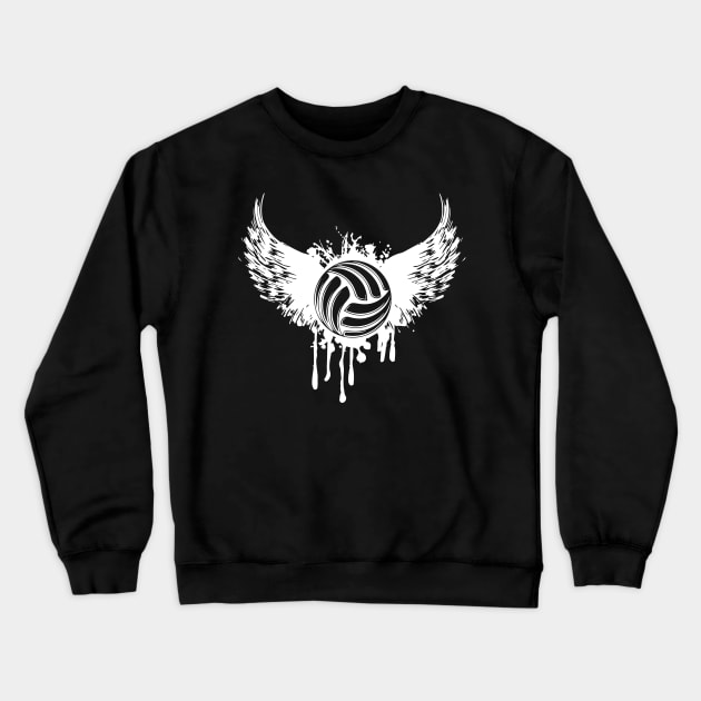 volleyball desing art Crewneck Sweatshirt by SGcreative